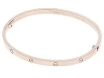 CARTIER カルティエ ラブブレスレットSM B6047418 K18ホワイトゴールド 18号【472】YK