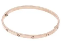 CARTIER カルティエ ラブブレスレットSM B6047418 K18ホワイトゴールド 18号【472】YK