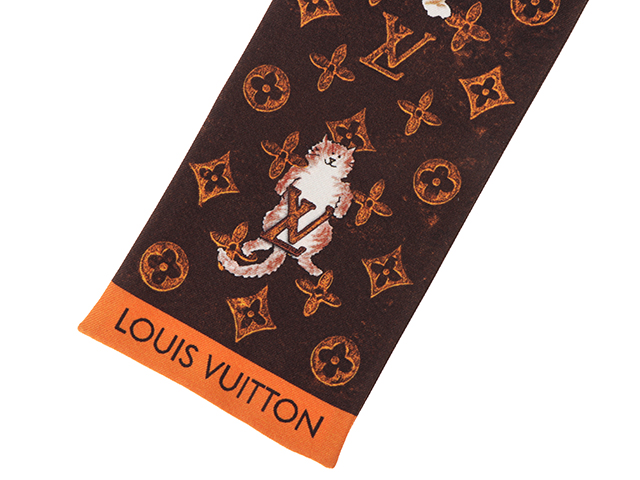 LOUIS VUITTON ルイヴィトン スカーフ バンドー・キャットグラム
