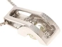 JEWELRY　ノンブランドジュエリー　ネックレス　チェーンPT850プラチナ　トップPT900プラチナ　ダイヤモンド0.357/0.03　3.7g　【472】HG