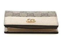 【美品】 GUCCI【グッチ】 ダブルG マネークリップ ウォレット GUCCI GUCCI(グッチ) GGマーモント 日本限定 ダブルG