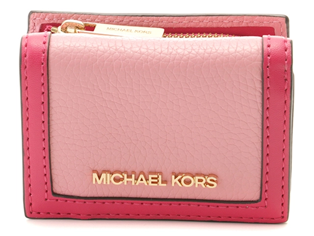 ☆新品タグ付き☆MICHAEL KORS コインケース ホワイト/ピンク マイケルコース MICHAEL KORS コインケース （ホワイト