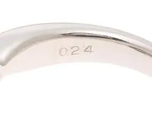 JEWELRY　ジュエリー　 リング　PT900プラチナ　#10.5　ブラックパール/ダイヤモンド0.24 　12.1g　【472】HA