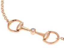 GUCCI 〔ホースビット〕18K ダイヤモンド チェーン ブレスレット GUCCI(グッチ) 18Kダイヤモンドチェーンブレスレットホース