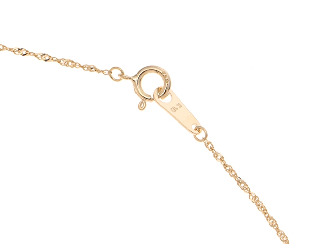 JEWELRY　ジュエリー　ネックレス　K18 ゴールド　タンザナイト　2.2g　2141300459681　【471】L