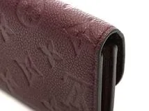 LOUIS VUITTON　ルイ・ヴィトン ポルトモネ・ロザリ　モノグラム・アンプラント　グレナレッド　M25810　2141300464029　【437】