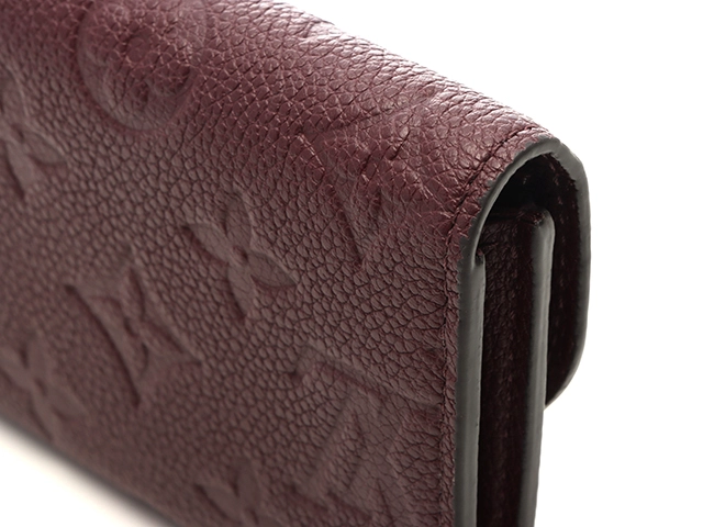 LOUIS VUITTON　ルイ・ヴィトン ポルトモネ・ロザリ　モノグラム・アンプラント　グレナレッド　M25810　2141300464029　【437】
