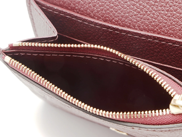 LOUIS VUITTON　ルイ・ヴィトン ポルトモネ・ロザリ　モノグラム・アンプラント　グレナレッド　M25810　2141300464029　【437】