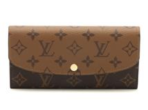 LOUIS VUITTON　ルイ・ヴィトン　ポルトフォイユ・エミリー　モノグラム/モノグラム・リバース　ブラウン　長財布　 M82157　2141300464937【207】
