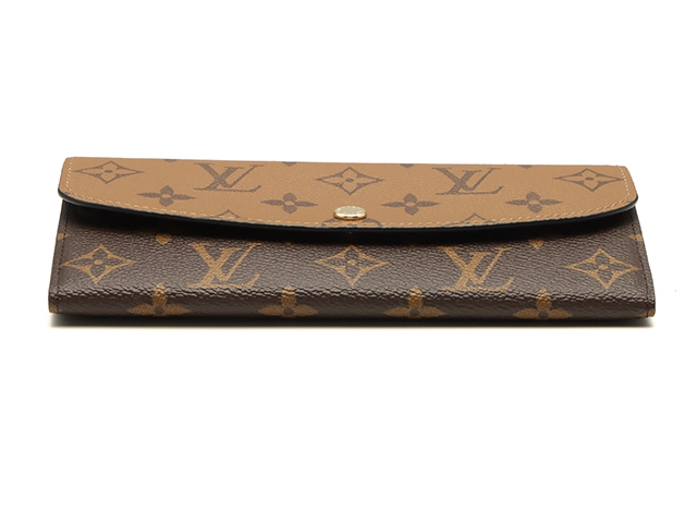 LOUIS VUITTON　ルイ・ヴィトン　ポルトフォイユ・エミリー　モノグラム/モノグラム・リバース　ブラウン　長財布　 M82157　2141300464937【207】