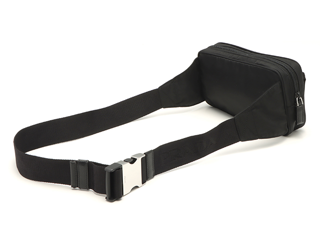 PRADA プラダ Re-nylon ベルトバッグ ブラック 2VL977 ナイロン