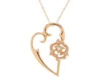 JEWELRY　ノンブランドジュエリー　ネックレス　K18ピンクゴールド　ダイヤモンド0.02　4.7g　【471】M