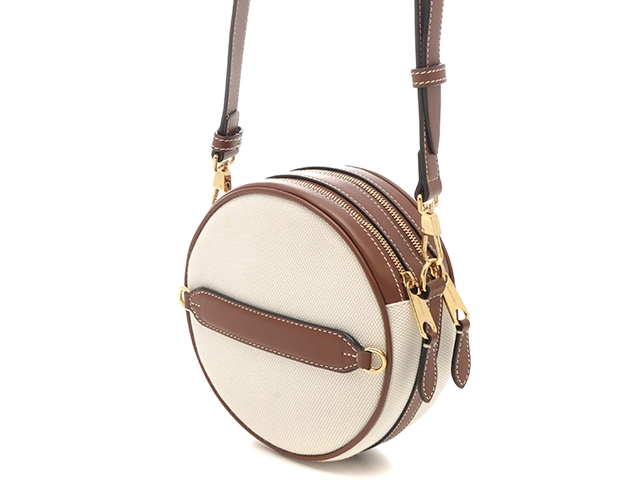 BURBERRY　バーバリー　ロゴグラフィック　ルイーズ　ショルダーバッグ　ホワイト／ブラウン　8027602　【431】　2141300467532
