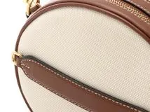 BURBERRY　バーバリー　ロゴグラフィック　ルイーズ　ショルダーバッグ　ホワイト／ブラウン　8027602　【431】　2141300467532