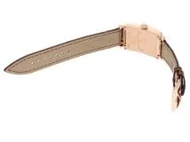 FRANCK MULLER フランクミュラー　ロングアイランド　900S6　シルバーギョウシェ文字盤　PG/革ベルト（ピンクゴールド）　手巻き時計　機械式　レディースウォッチ　時計【204】