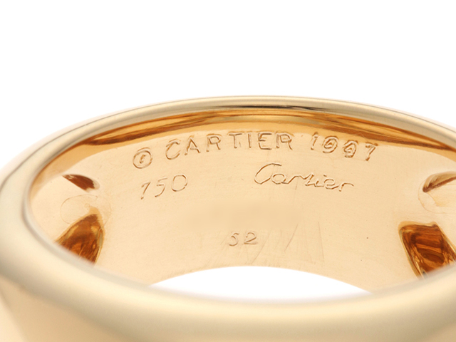 Cartier カルティエ ヌーベルバーグ リング K18イエローゴールド 52号 ...