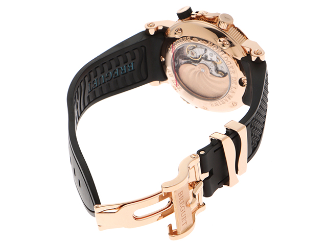 BREGUET 　ブレゲ　マリーン ロイヤル　5847BR/Z2/5ZV　自動巻き　18Kローズゴールド　グレー文字盤　ラバーベルト　45.0ｍｍ　 300m防水　ST【472】