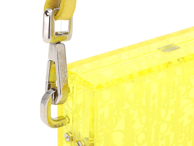 【大黒屋ECサイト・店頭限定】　Christian Dior 　クリスチャンディオール　オブリークディオールテック　クリアケース　IPHONEハードケース　イエロー　2DTCA261YSS【472】AH