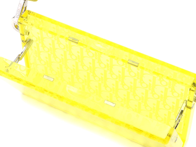 【大黒屋ECサイト・店頭限定】　Christian Dior 　クリスチャンディオール　オブリークディオールテック　クリアケース　IPHONEハードケース　イエロー　2DTCA261YSS【472】AH