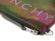 【大黒屋ECサイト・店頭限定】 GIVENCHY ジバンシィ クラッチバッグ　パープル/メタリック/パテント　【472】KS
