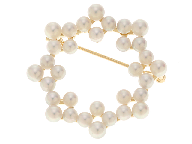 MIKIMOTO ミキモト ブローチ　パールブローチ