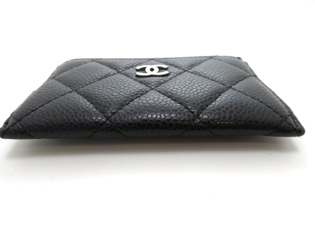 CHANEL シャネル カードケース A31510 キャビアスキン ブラック CHANEL シャネル カードケース A31510 キャビアスキン ブラック