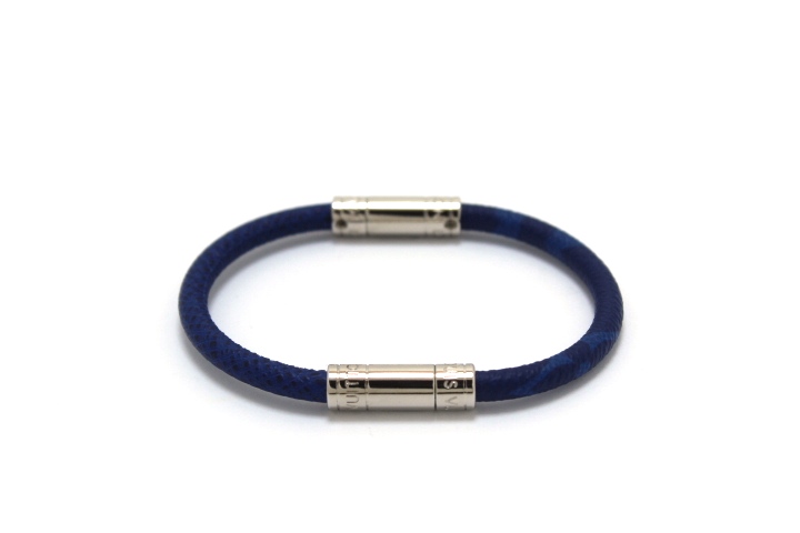 Shop Louis Vuitton MONOGRAM Split Leather Bracelet (M6568D, M6568E