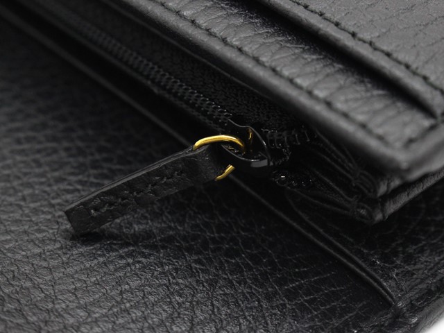 極美品✨️ GUCCI 長財布 マーモント ブラック ラウンドファスナー 付属品 GUCCI グッチ レザー コンチネンタルウォレット 長財布 GG