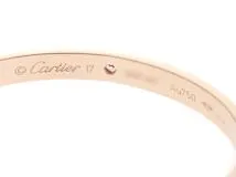 Cartier　カルティエ　ブレスレット　ラブオープンブレスレットPG（ピンクゴールド）1PS（1ポイントピンクサファイア）　 B6030017　　約24.5g　17号【437】