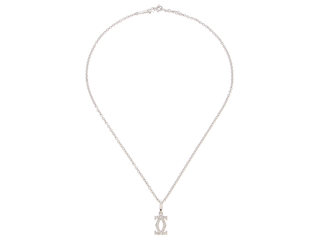 Cartier カルティエ 2Cネックレス ペンダント チャーム チェーン