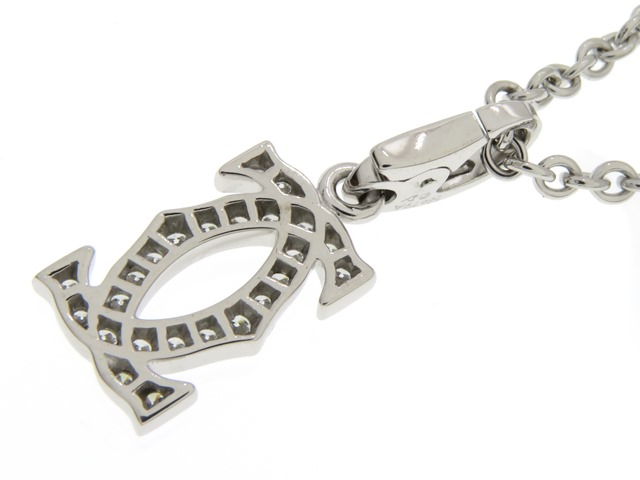 Cartier カルティエ 2Cネックレス ペンダント チャーム チェーン