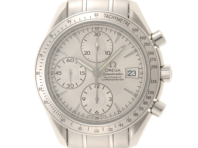 オメガスピードマスター　3211.30 Speedmaster Date / Day-Date 40 mm, ステンレススティール - 3211.30