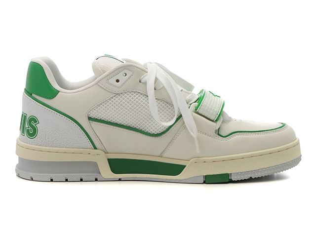 LOUIS VUITTON　ルイヴィトン　LVトレーナー・ラインスニーカー　メンズ7　ヴェール　カーフ　1A98UT　2143000540294　【432】