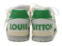 LOUIS VUITTON　ルイヴィトン　LVトレーナー・ラインスニーカー　メンズ7　ヴェール　カーフ　1A98UT　2143000540294　【432】