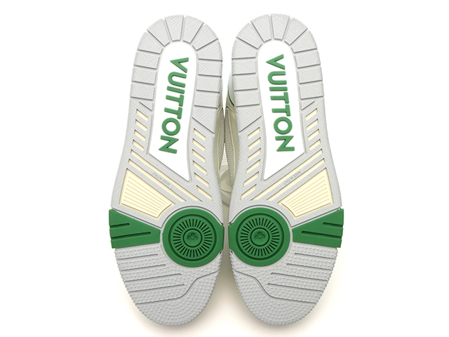 LOUIS VUITTON　ルイヴィトン　LVトレーナー・ラインスニーカー　メンズ7　ヴェール　カーフ　1A98UT　2143000540294　【432】