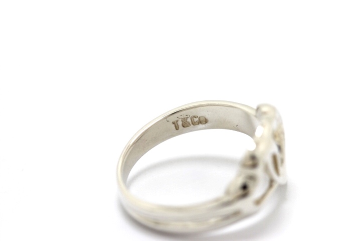 TIFFANY＆CO ティファニー トリプルハート リング 指輪 シルバー
