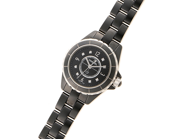 CHANEL シャネル J12 H2569 クオーツ セラミック ブラック 8P
