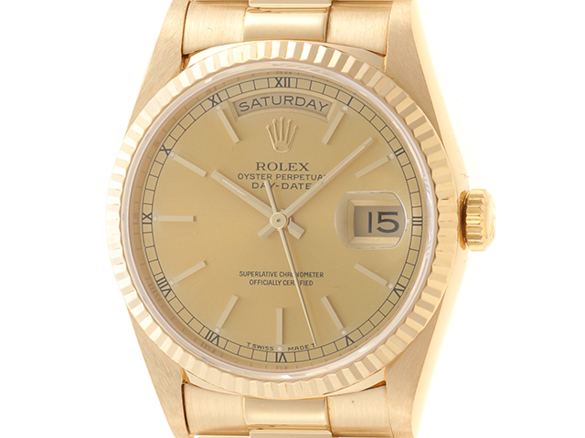 ROLEX ロレックス メンズ時計 デイデイト 18238 社外ガラス