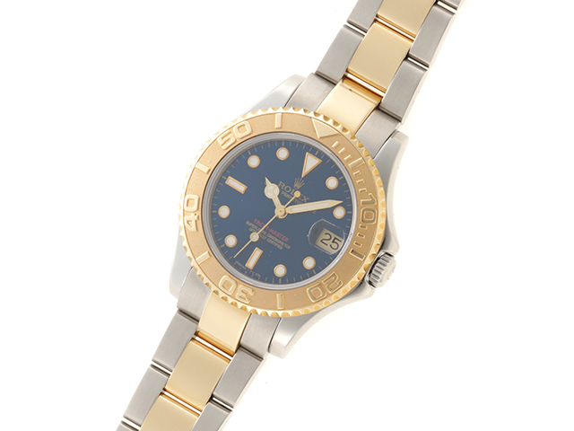 T番 ROLEX ロレックス 68623 ヨットマスター ボーイズ コンビ イエロー