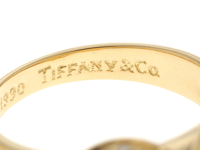 TIFFANY&CO ティファニー シグネチャーリング 指輪 YG イエロー