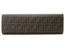 FENDI フェンディ ズッカ メッシュトートバッグ ブラウン PVC【430