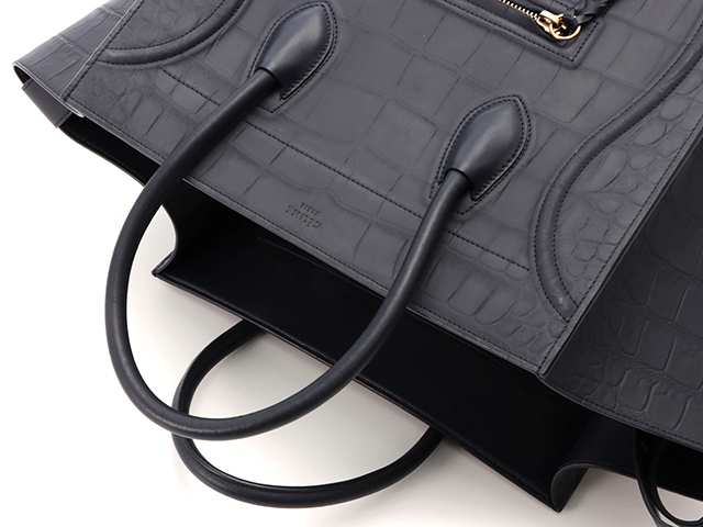 CELINE セリーヌ ラゲージファントム ネイビー レザー 【431 CELINE セリーヌ ラゲージファントム ネイビー レザー 【431
