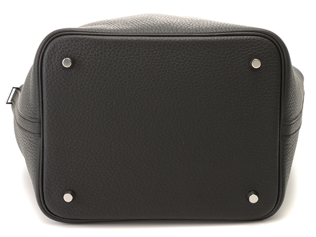 HERMES エルメス ピコタンロックMM ブラック シルバー金具 Z刻印