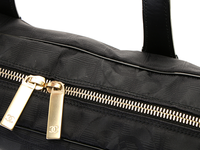 CHANEL ニュートラベルラインブリーフケース ブラック/GP