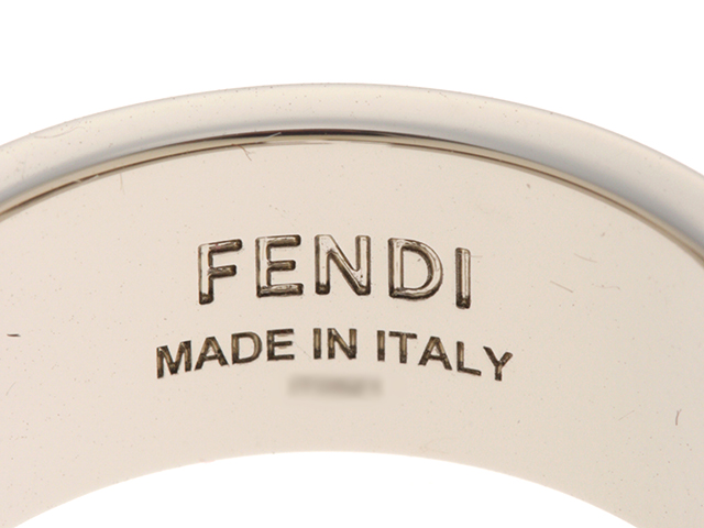 FENDI フェンディ FFリング シルバー M号 【431】 の購入なら FENDI フェンディ FFリング シルバー M号 【431】 の購入なら