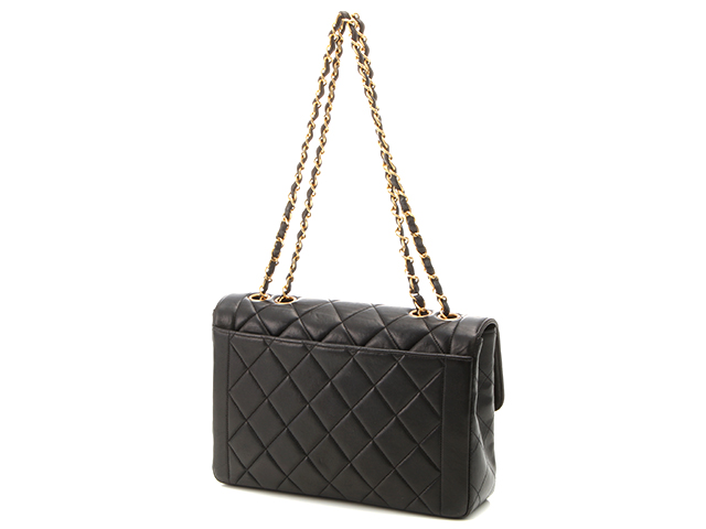 CHANEL シャネル ダイアナ(旧型)チェーンショルダー ブラック/GP
