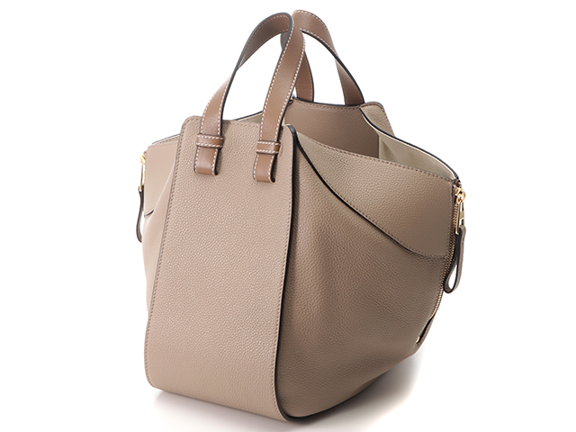 【ネット限定】LOEWE　ロエベ　ハンモックスモール　38712KBN60　カーフ　サンドミンク　【888】　2143000598035　I