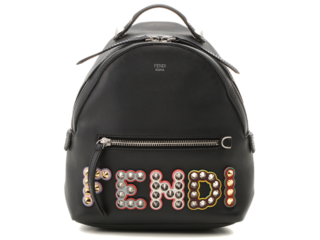 ネット限定】 】FENDI フェンディ スタッズロゴミニバックパック