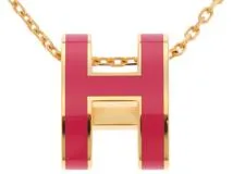 Hermès エルメス ネックレス ポップアッシュネックレス ローズエクストリーム/GP/ゴールドメッキ 未使用品 H147991FS7【472】AH  の購入なら「質」の大黒屋（公式）