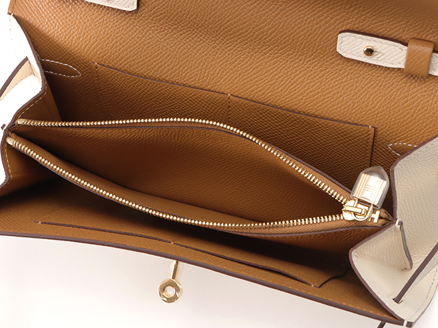 HERMES ケリー　トゥーゴー　ナタ エルメス ケリーウォレットロング トゥーゴー ナタ/パラジウム金具